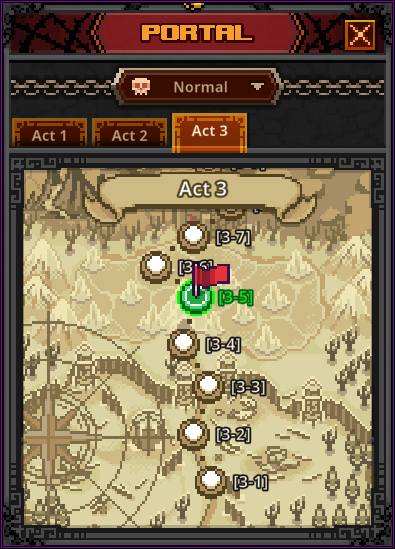 Portal Window for Stage Selection